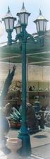 four arm holland lamp
