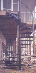 ornamental iron staircase