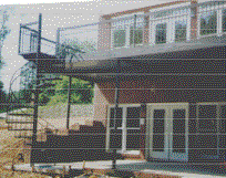 wrought iron spiral stairways