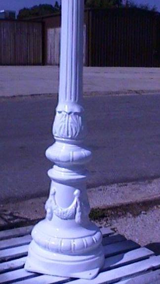 antique street lamp