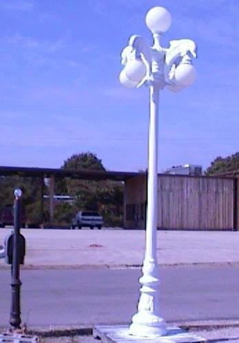 dolphin street lamp