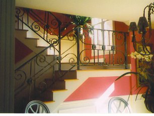 custom iron railing