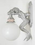 mermaid wall sconce