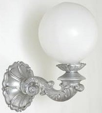 scroll arm sconce