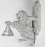 cast aluminum lion light