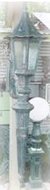 tuder torch sconce
