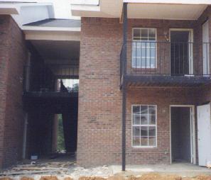 steel steps,landings,metal railing,decks