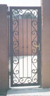 wrought iron gate