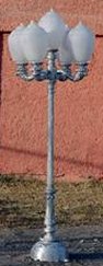 antique street lamp