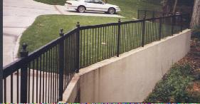 aluminum railing and fence