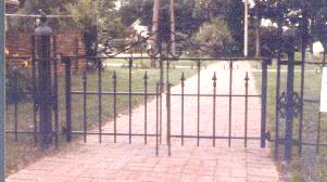 ornamental aluminum gate