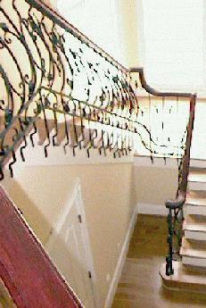 wrought iron stair railing