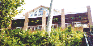 wrought iron railing and steel decks