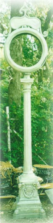 cast aluminum street clocks