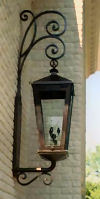 hand forged outdoor lighting