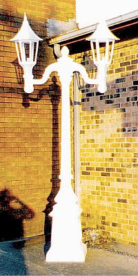 old style antique steet lights park lamp