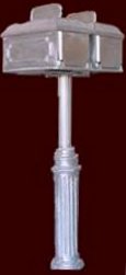 cast aluminum mailbox post
