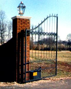 ornamental iron entrance gates