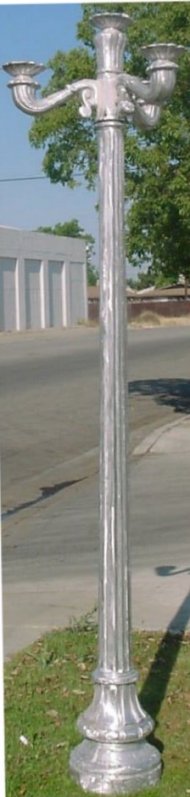 cast aluminum saint charles design street lamp