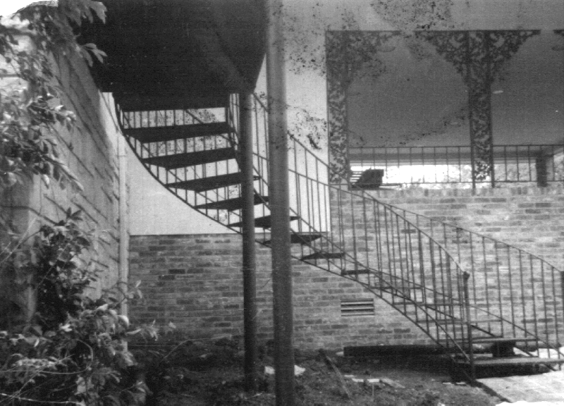 curved stairway