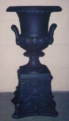 cast aluminum urn