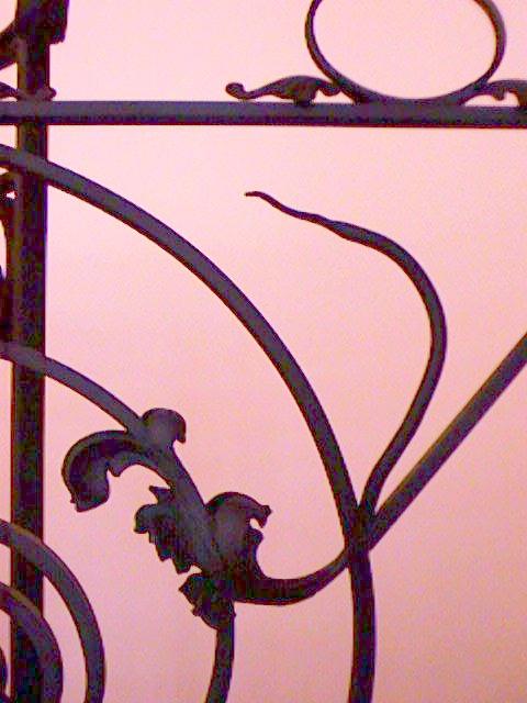 hand forged wrought iron railing