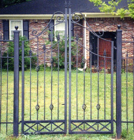 wrought iron gate