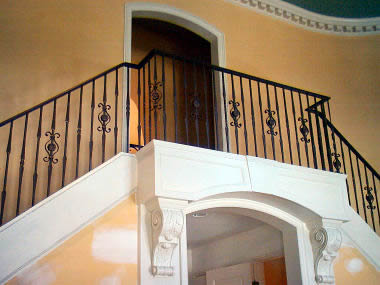 wrought iron railing