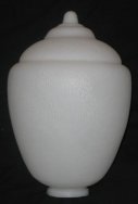 polyethylene acorn globe for street lamps