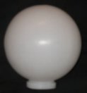 10 inch round lamp post globe