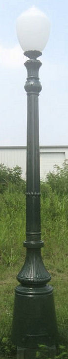 hunter green street lamp