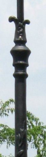 lamp post top detail