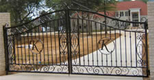 wrought iron gates